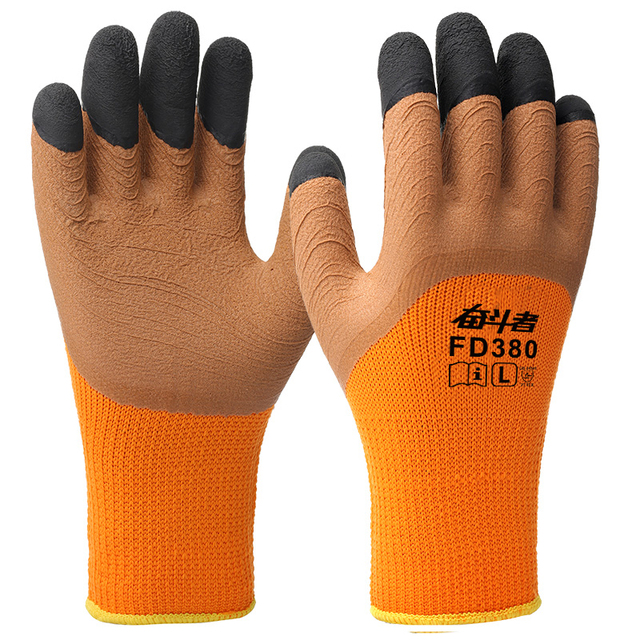 XINGYU Heavy Duty Winter Work Gloves Built Demanding Winter Jobs Waterproof Extreme Cold Weather Latex Coated Work Glove