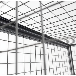 <span class=keywords><strong>Cage</strong></span> de rangement en fil métallique avec cadenas <span class=keywords><strong>Cage</strong></span> en métal enduit de poudre Entrepôt à 2 niveaux Casiers de rangement en treillis pour le vin - Product Image 4