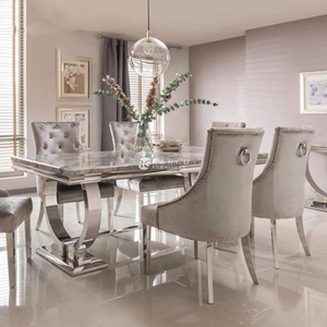 Home dinning room furniture luxury dining table set dining table chair modern dinning chairs sedia cucina UK restaurant table