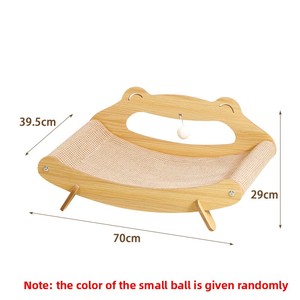 Cama para Gatos <span class=keywords><strong>de</strong></span> Sisal, Tipo Cueva, Cómoda, Antideslizante, Grande, Multifuncional, Universal, en Forma <span class=keywords><strong>de</strong></span> Rana, Sofá Reclinable, Desmontable - Product Image 4