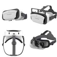 Lunettes de réalité virtuelle intelligentes 3D G12, compatibles avec les téléphones de 4,7 à 7 pouces, films HD, casque de réalité augmentée