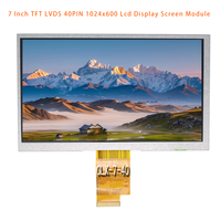 7 Zoll TFT LVDS 40PIN 1024x600 LCD-Anzeigemodul