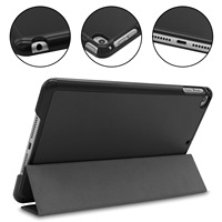 Aimant Slim Tri-fold Stand PU Housse en cuir pour iPad Mini 5 Mini 4 7.9 pouces