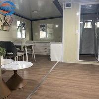 WinFair-Maison conteneur préfabriquée portable et extensible de 20 pieds, maison préfabriquée de luxe avec 1 salle de bain