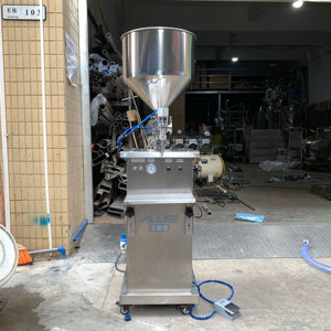 Vertical Cream & High Viscosity Liquid <b>Filling</b> <b>Machine</b>, Pneumatic Quantitative Bottle <b>Filling</b> for Paste Oil Body Wash Ointment - Product Image 2