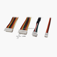 Kabel kustom perakitan jst gh 1.25 kabel konektor 2 3 4 5 6 7 8 9 10 11 12 pin GHR-02V-S