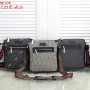 Bolso Bandolera de Lujo para Hombre, Diseño de <span class=keywords><strong>Marca</strong></span>, Color Sólido, Cierre Vertical, Venta al Por Mayor de Fábrica - Product Image 1