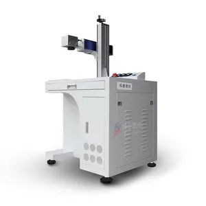 50w 미니 레이저 조각 기계 3D 섬유 레이저 컬러 금속 휴대용 레이저 마킹 기계