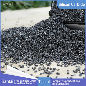 โรงงานจำหน่ายผงซิลิคอนคาร์ไบด์ (SiC) สีดำ ชนิดคม หลายเกรด ขนาดเม็ดที่แตกต่างกันให้เลือก - Product Image 6