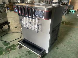 Mesin es krim melayani lembut komersial dengan <span class=keywords><strong>3</strong></span> + <span class=keywords><strong>2</strong></span> rasa dengan kompresor ganda/fungsi pendinginan dan pengaduk untuk dijual - Product Image 6