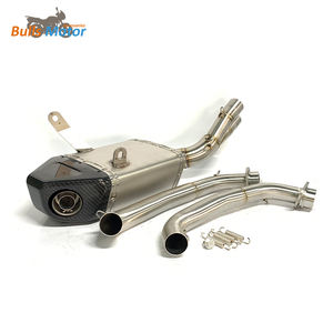 Tubo de <span class=keywords><strong>escape</strong></span> delantero, tapa de fibra de carbono <span class=keywords><strong>para</strong></span> Yamaha FZ07 MT07 XSR700, silenciador de <span class=keywords><strong>Escape</strong></span>, sistema de <span class=keywords><strong>escape</strong></span> completo, 1, 2, 2 - Product Image 3