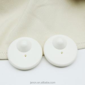 Étiquette antivol EAS RF 8.2MHz ronde 50mm pour vêtements avec broche pour magasin de vêtements - Product Image 1
