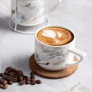 Ensemble <span class=keywords><strong>de</strong></span> tasses à cappuccino en aluminium pour fêtes modernes All-Pie Tasses à thé 210ML empilables Ensemble <span class=keywords><strong>de</strong></span> <span class=keywords><strong>4</strong></span> tasses avec support (blanc) - Product Image 6