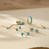 Mercery – bijoux fins en argent Sterling Offre Spéciale pour femmes, boucles d'oreilles Huggie personnalisées en plaqué or 14K