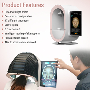 เครื่องวิเคราะห์ผิวหน้าอัจฉริยะพกพา AI รุ่นใหม่ สำหรับใช้ในบ้าน รองรับ 18 ภาษา - Product Image 3