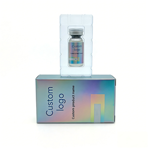 Impression de logo personnalisé, <span class=keywords><strong>emballage</strong></span> de flacons de peptides en blister de 1 ml, 3 ml, 10 ml, boîtes en carton pour flacons individuels, emballages et étiquettes holographiques - Product Image 2