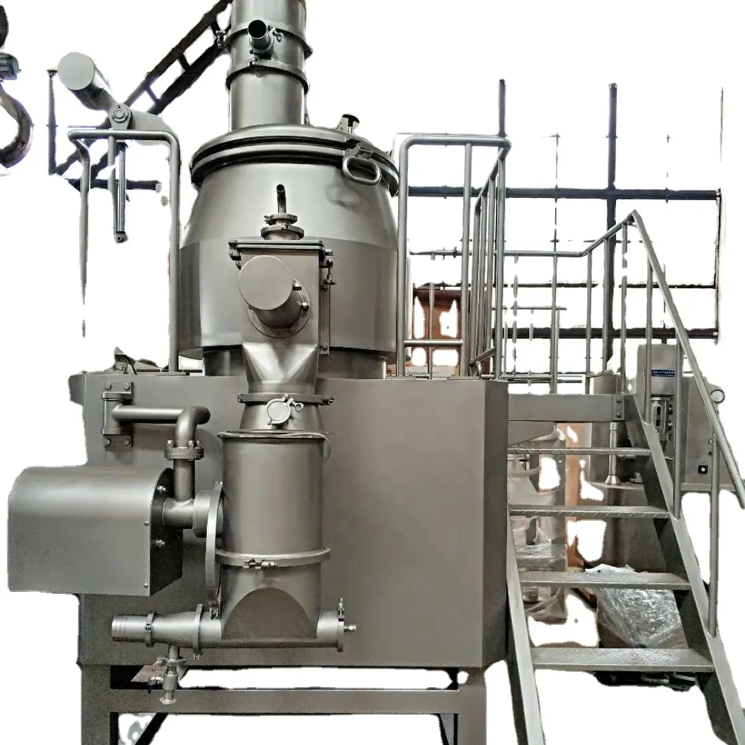 Fluidized Granulator Mixer basah kecepatan tinggi dan mesin Granulator basah efisien tinggi untuk industri kimia