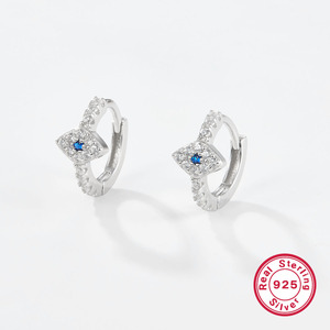 Yüksek kaliteli zirkon taş göz tasarım üreticisi 5a cz s925 gümüş çocuklar takı seti kızlar 925 gümüş - Product Image 6