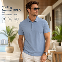 Polo de performance JNEI Aero Vent 150g, protection solaire, séchage rapide, polyester, vêtements de travail, marque privée OEM