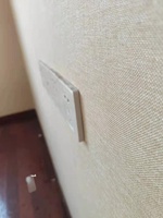 Kain Dinding Linen gaya sederhana Modern, dipertebal warna kuning polos tahan air 3m untuk Vila populer di ruang tamu