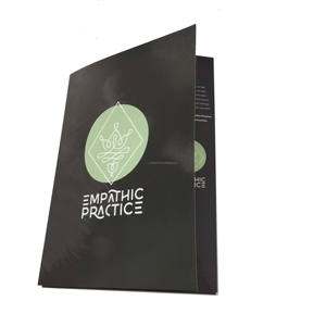 แฟ้มเอกสารกระดาษแข็งแบบพกพา ขนาด A4 สำหรับงานนำเสนอ ทนทาน พร้อมบริการพิมพ์โลโก้ตามสั่ง - Product Image 4