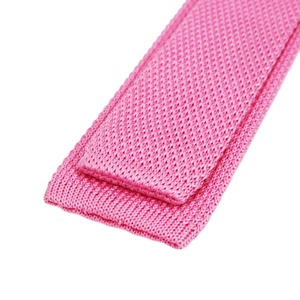 Men's Straight End 100% <strong>Polyester</strong> <strong>Knitted</strong> Tie Knit <strong>Necktie</strong> - Product Image 2