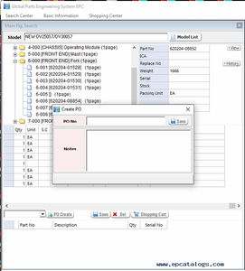 Véhicule industriel Doosan Catalogue de pièces détachées <span class=keywords><strong>GPES</strong></span> EPC 2020 - Product Image 4