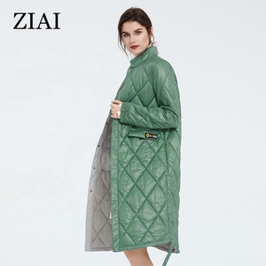 New Fashion Knee Length <strong>Ladies</strong> Long Quilted <strong>Coats</strong> Waterproof <strong>Lightweight</strong> Quilted <strong>Coats</strong> Green Puffer <strong>Coat</strong> - Product Image 2