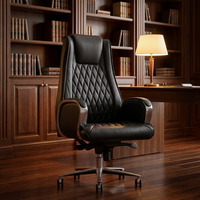 Chaise de Direction Exécutive Haut de Gamme Contemporaine de Luxe pour Bureau - Mobilier Commercial