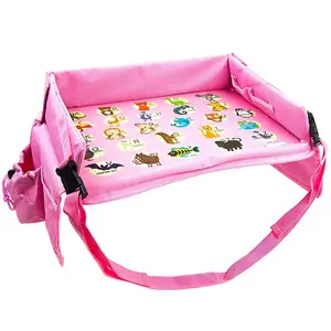 kinder schreibtisch autoorganizer halter rücksitz kinder reiseablage mit bausteinsockel