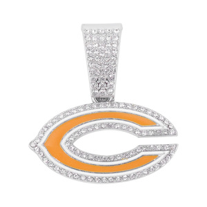 Collana con Ciondolo a <span class=keywords><strong>Lettera</strong></span> <span class=keywords><strong>C</strong></span> in Stile Europeo e Americano, Accessorio Unisex alla Moda, Nuova Collana con Ciondolo a <span class=keywords><strong>Lettera</strong></span> <span class=keywords><strong>C</strong></span> con Vernice a Olio, in Lega di Zinco con Diamanti Incastonati, Stile Hip-Hop - Product Image 5