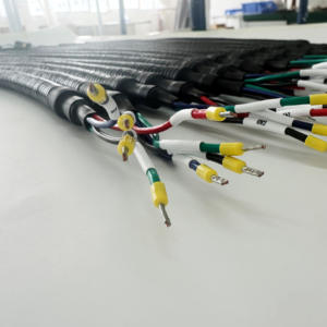 Kunden spezifischer 350mm reiner Kupferkern-Lüfter kabel Tabak-Kabelbaum mit zirkulieren der Leistung - Product Image 3