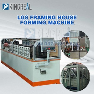 Machine de formage à froid entièrement automatique pour charpentes en acier léger C89 C140, machine de fabrication de maisons et villas en acier léger 2026 - Product Image 5