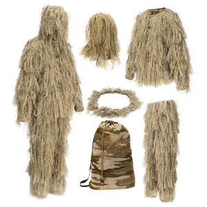 Tenue de camouflage tactique <span class=keywords><strong>Ghillie</strong></span> pour <span class=keywords><strong>sniper</strong></span>, uniforme de camouflage pour activités extérieures en jungle et désert - Product Image 1