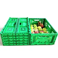 Yüksek kaliteli lojistik katlanır sandık kutusu meyve katlanabilir sebze plastik sandık