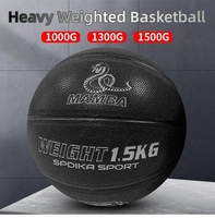 Ballon de basketball sur mesure avec logo, poids lourd (1,3 kg, 1 kg, 1,5 kg) pour l'entraînement