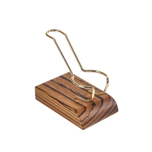 Espositore per tubi di legno con venature di Zebra di lusso Multi specificazione in metallo accessori per fumare <span class=keywords><strong>porta</strong></span> pipa per tabacco - Product Image 5