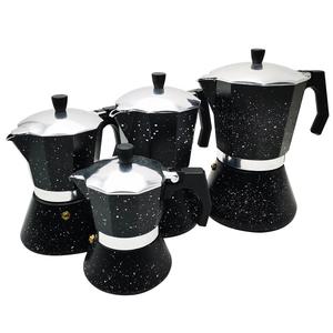 2025 aluminio <span class=keywords><strong>Moka</strong></span> Express 6 tazas estufa Espresso <span class=keywords><strong>Moka</strong></span> Pot aluminio personalizado Espresso capuchino cafetera - Product Image 3