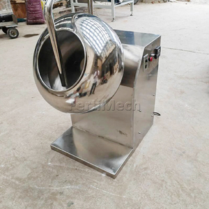 Venta caliente de gránulos de maíz de alimentación de Chocolate Nut Candy Máquina de recubrimiento de semillas de maní - Product Image 2