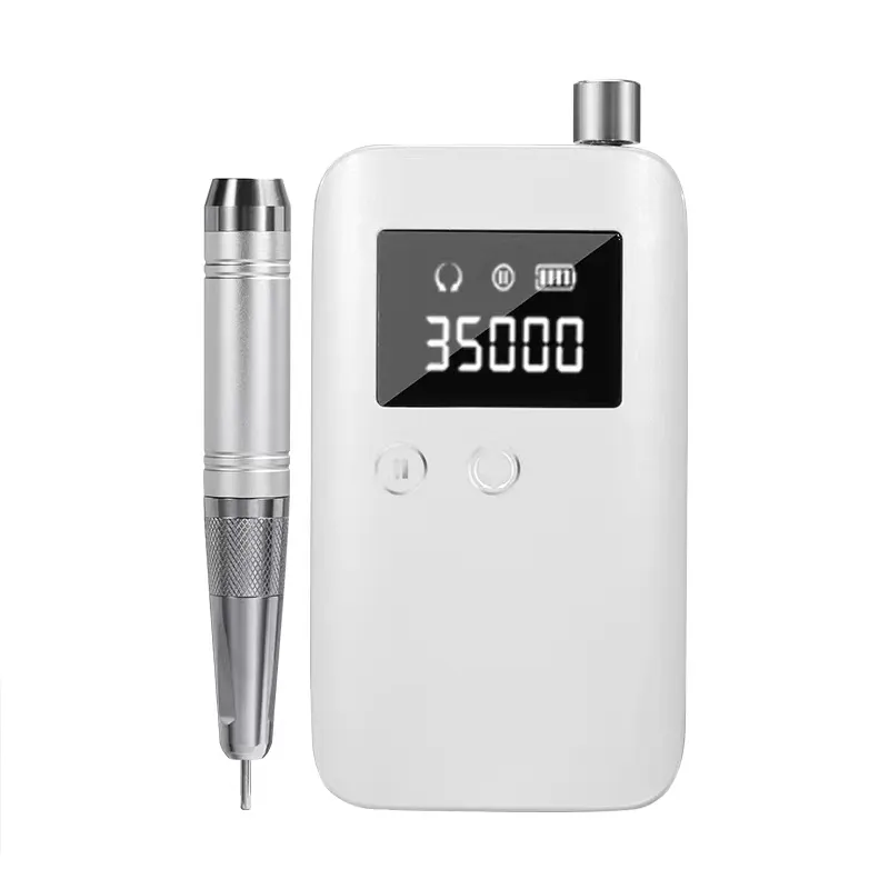 Cordless Portable 35000rpm Motor Rechargeable Manicure Nail Tools Efile Electric Nail Drill