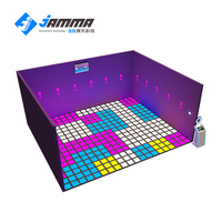 Jeu de sol interactif LED JAMMA Super Grid |   Is Lava Activate Pixel Grid Arena pour Escape Room et divertissement intérieur pour adultes