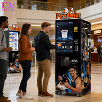 Distributeur automatique de boissons protéinées avec distributeur de gobelets intégré, café chaud et froid commercial en promotion pour les salles de sport