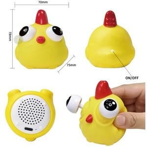 Altavoz Bluetooth con Forma de Pato, Mini Caja de Música Portátil Inalámbrica TWS, Altavoz de 5W con Micrófono, Juguete Antiestrés, Regalo para Niños y Adultos - Product Image 3