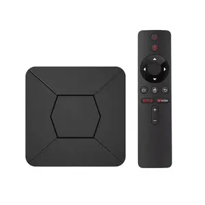 Q5 ATV อย่างเป็นทางการจากโรงงาน Android TV 10 OS ควบคุมด้วยเสียงกล่องทีวี Dual Band Wifi BT5.1ดู HBO ฟรี Netflix Tv 4K