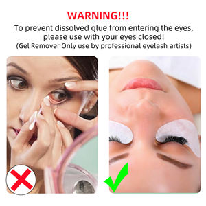 속눈썹 연장 젤 리무버 15g 빠른 용해 없음 자연 속눈썹 용해 속눈썹 제거 속눈썹 접착제 젤 리무버 - Product Image 6