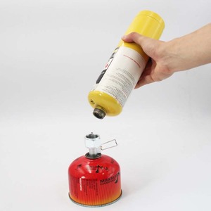 วาล์วเติมแก๊สกลางแจ้ง สีเงิน อุปกรณ์เชื่อมต่อถังแก๊ส MAPP โพรเพน - Product Image 2
