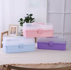 Boîte à crayons en plastique imperméable sur mesure, boîtes à outils d'art de qualité pour enfants, grandes et petites tailles, plusieurs couleurs pour la peinture corporelle - Product Image 3