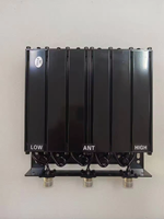 Duplexor VHF UHF 380-470MHz 400-470MHz alta potencia 50W 4 cavidades filtro de paso de banda RF VSWR bajo para repetidor de Radio bidireccional