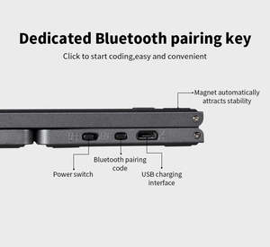 מובנית רגישות pad pad pad פונקציה עכבר oem לוגו מותאם אישית <span class=keywords><strong>3</strong></span>-in-1 מקלדת אלחוטית מיני מקלדת עבור מחשב נייד - Product Image 5