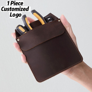 Tas penyimpanan alat luar ruangan kulit asli portabel, Vintage & tas penyimpanan pakaian dengan tas saku perlindungan medis - Product Image 1